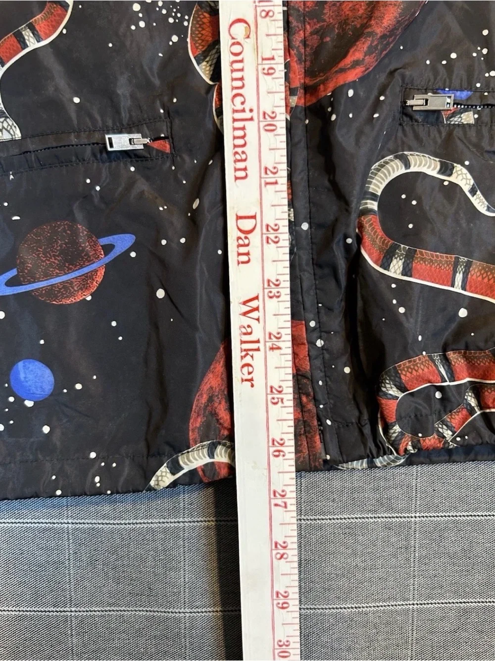 Gucci Space Snake Nylon Webbed Windbreaker